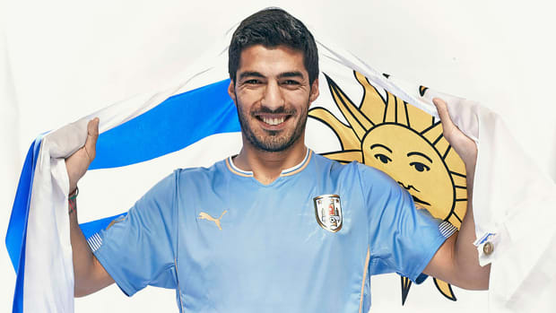 Luis Suarez before the 2014 World Cup