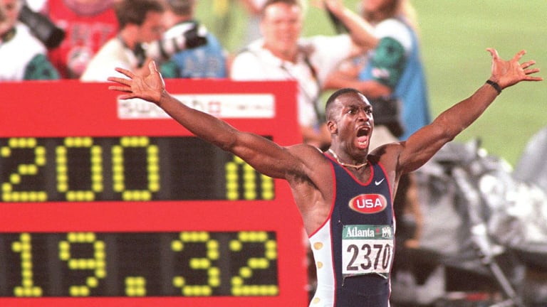 Michael Johnson looks back on '96 record record run ...