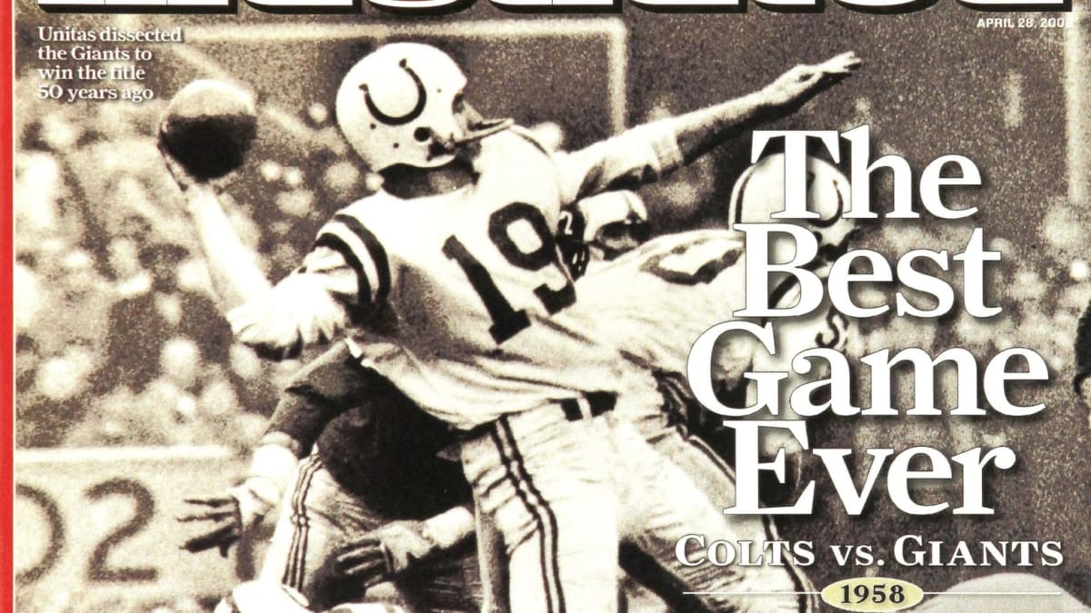 The Best Game Ever 1958 Colts Vs. Giants Sports Illustrated Cover by Sports  Illustrated