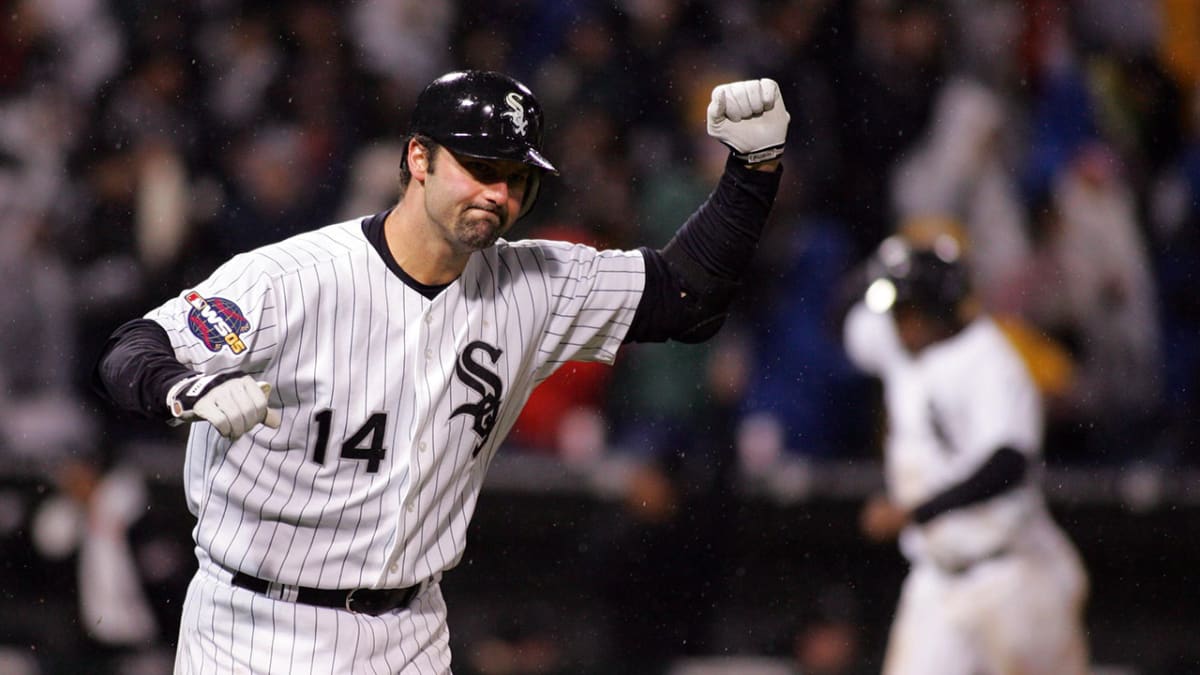 Paul Konerko White Sox 2005 World Series Grand Slam framed Photo