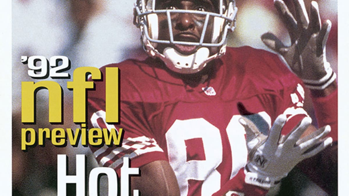 : Jerry Rice - San Francisco 49ers - Hot Hands - Sports  Illustrated - September 7, 1992 - NFL Preview - SI : Collectibles & Fine Art