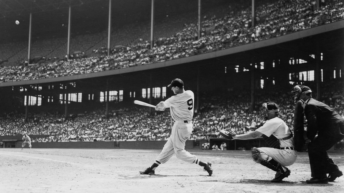 Boston Red Sox player Ted Williams hangs up his famous number nine News  Photo - Getty Images