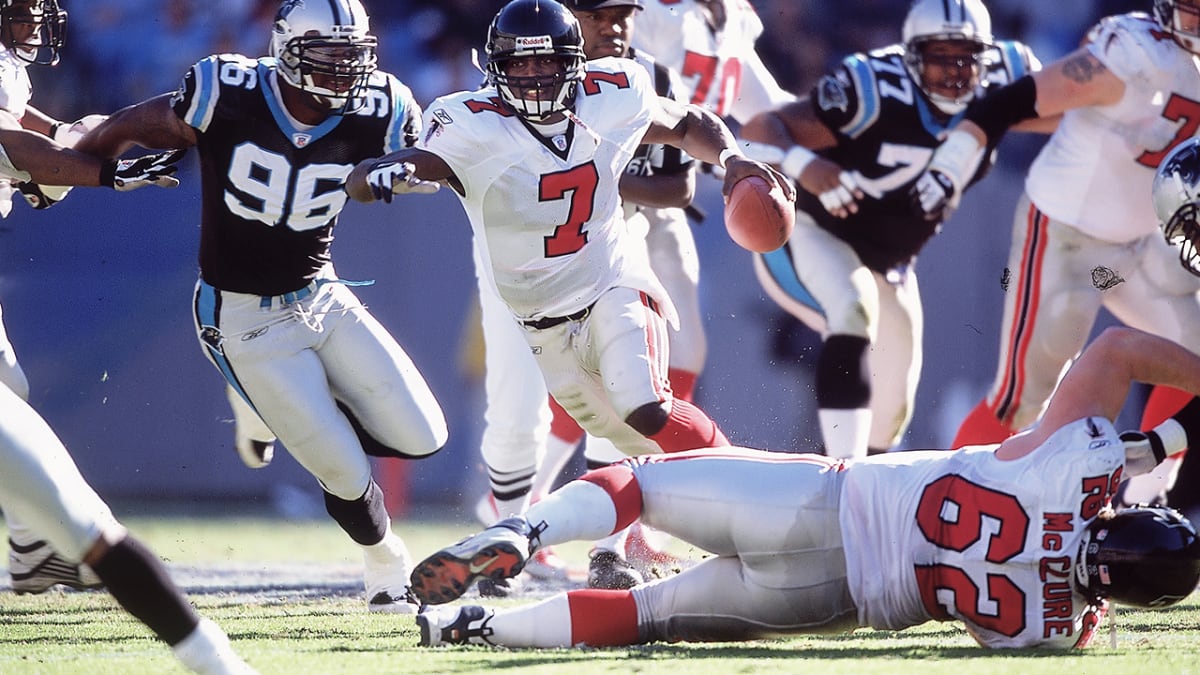 FILE** Atlanta Falcons quarterback Michael Vick stands on the sidelines  during their NFL football game with the Cincinnati Bengals in this Oct. 29,  2006 file photo in Cincinnati. Nike suspended its lucrative