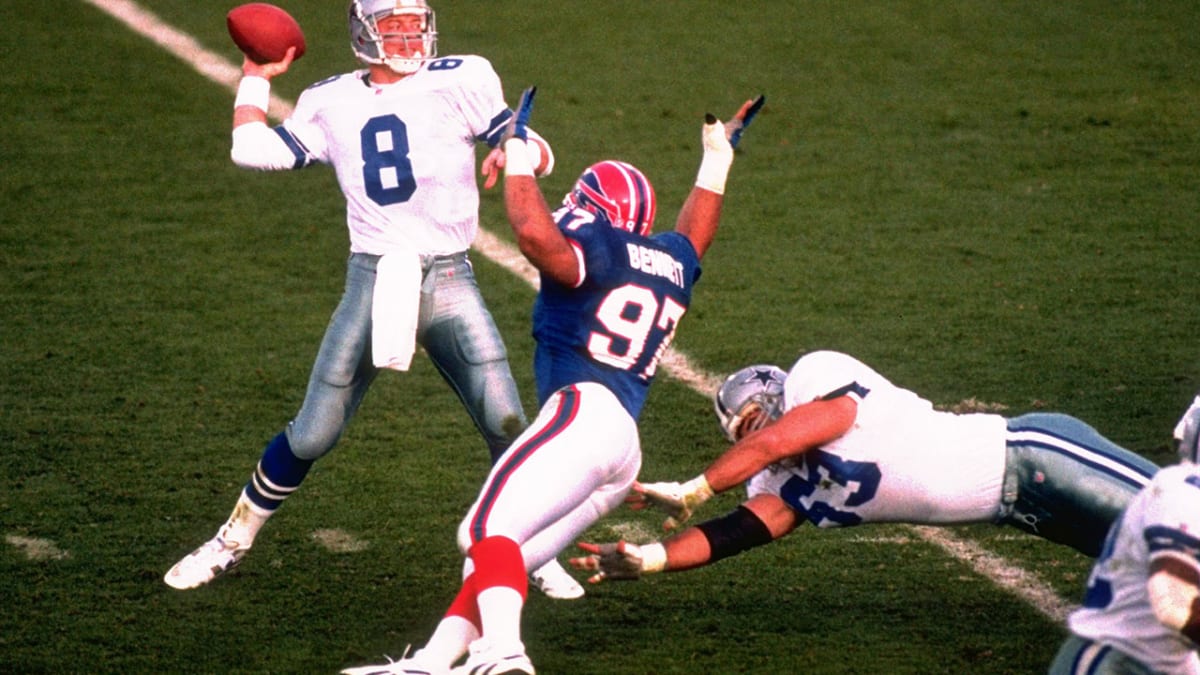 Super Bowl 27 (XXVII) Dallas Cowboys vs. Buffalo Bills Iron On Patch *NOS*  #734の公認海外通販｜セカイモン