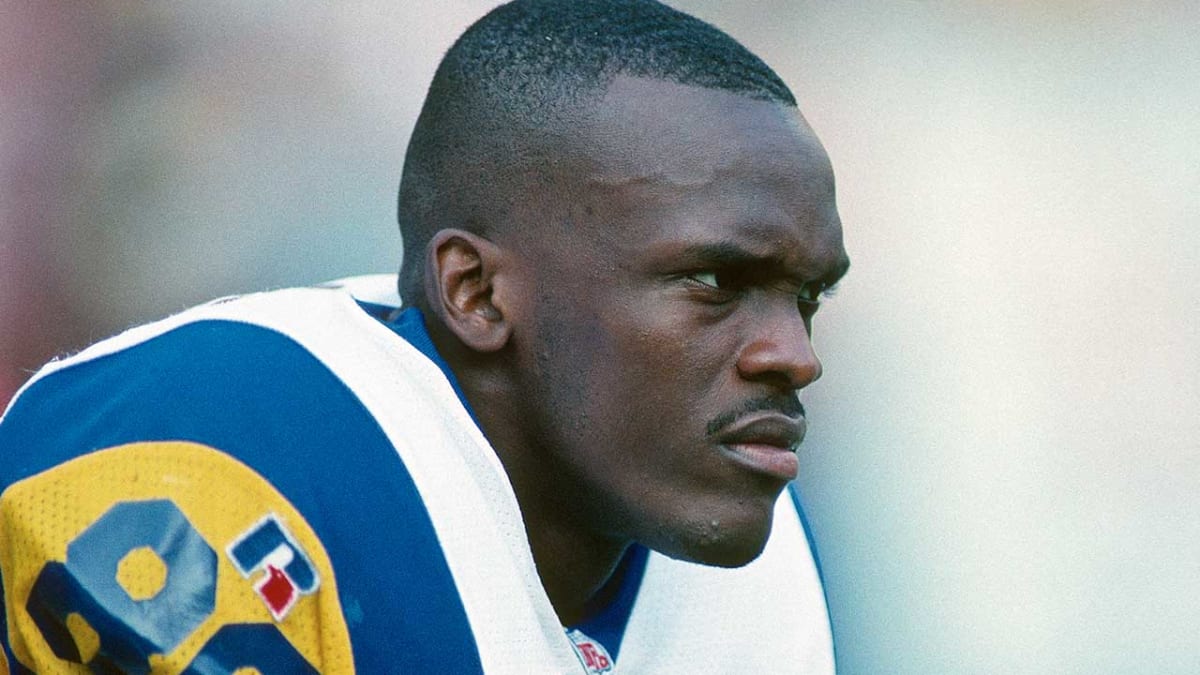 Isaac Bruce of the San Francisco 49ers in action against the St. News  Photo - Getty Images