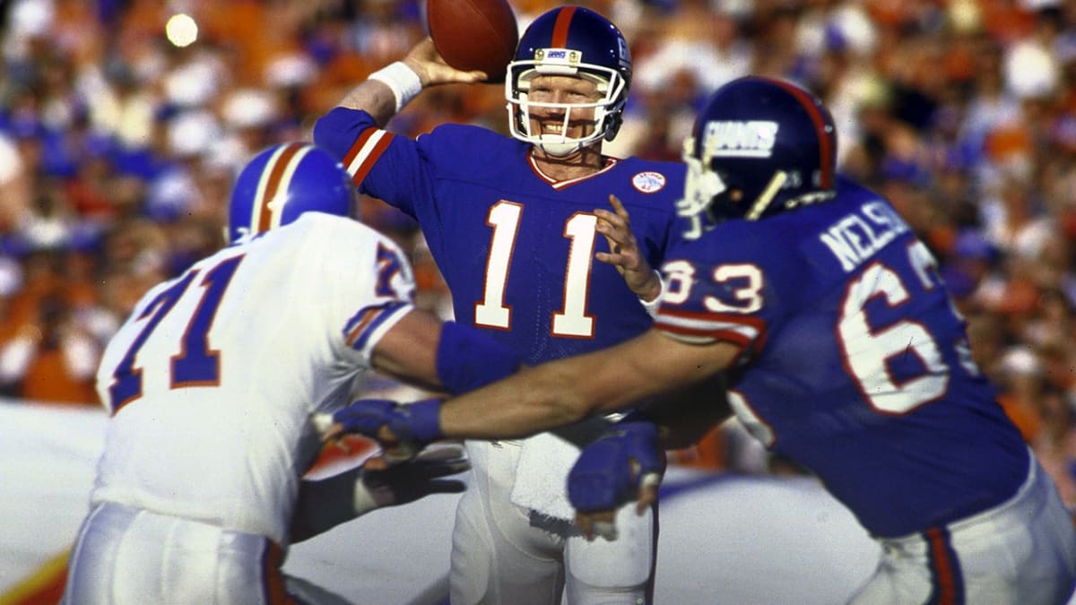 Phil Simms New York Giants Unsigned Super Bowl XXI Photograph