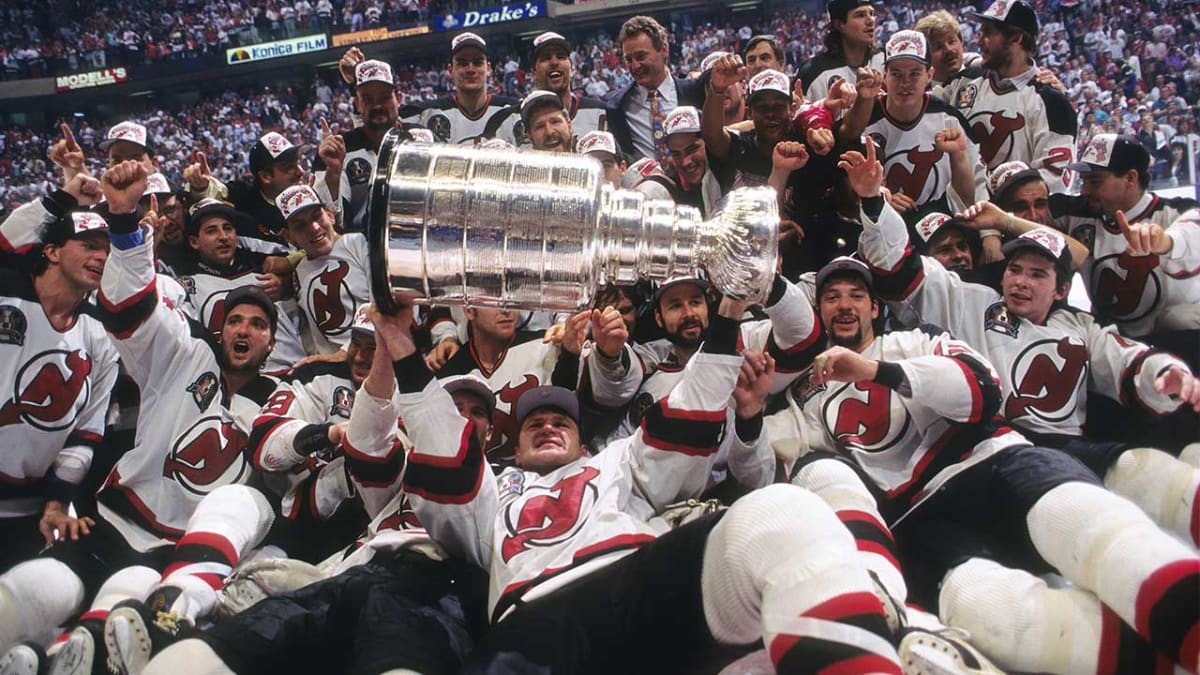 On this day in 1995 the New Jersey Devils swept the Detroit Red Wings to  win their first Stanley Cup. : r/hockey