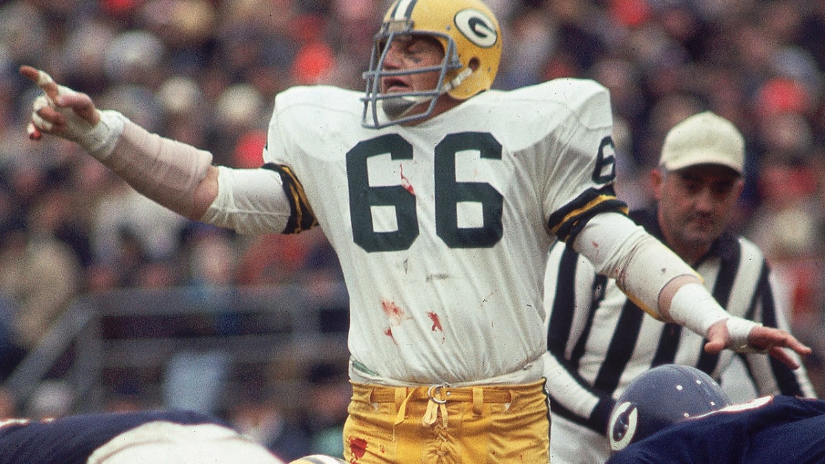 Ray Nitschke 1967 Super Bowl I Packers NFL Original Photo Negative 120mm  ICONIC!