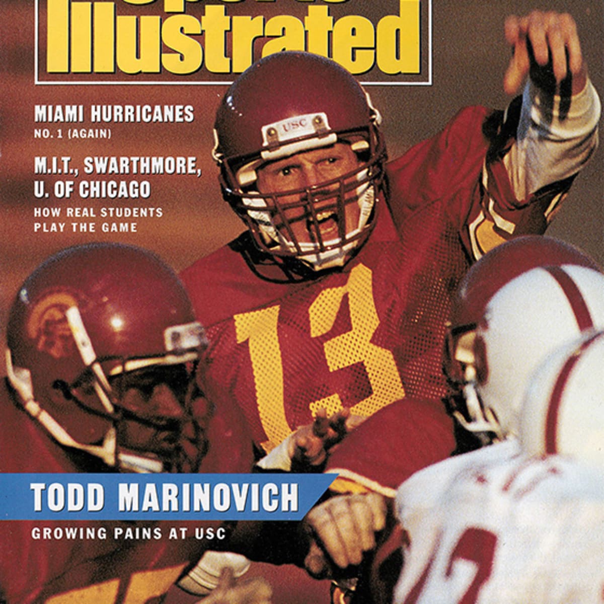 Sports Illustrated Todd Marinovich College Football September 3, 1990  091619nonr