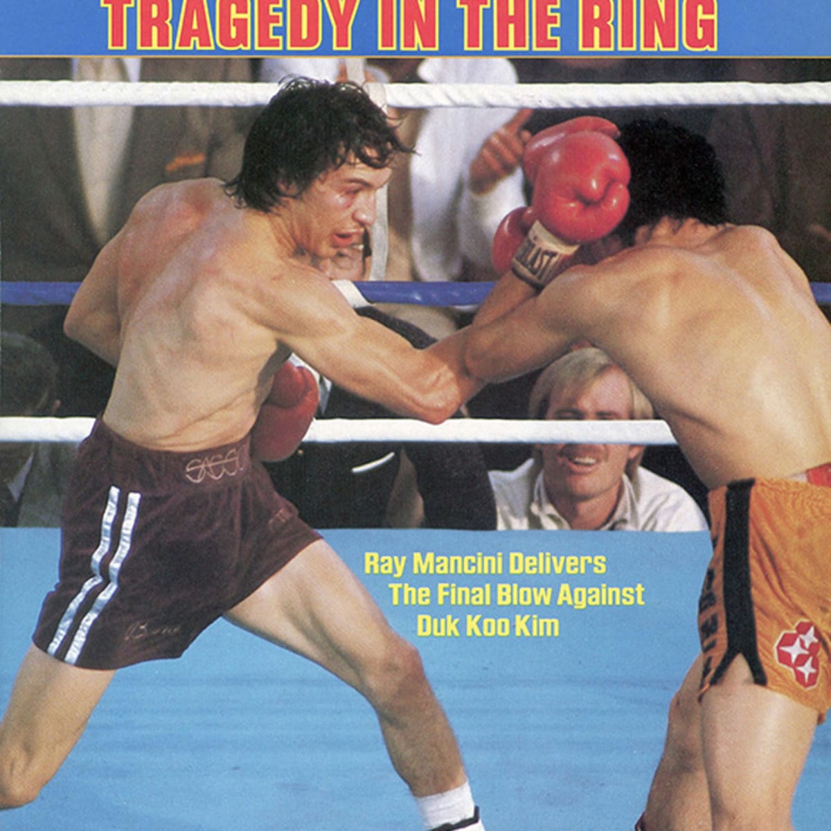 1982 Sports Illustrated RAY MANCINI vs DUK KOO KIM Death in The Ring SET OF  2