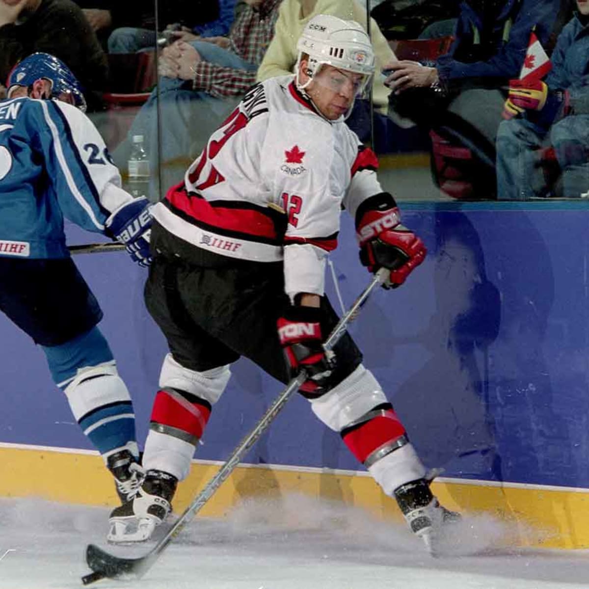 Autographed 2002 Canada Olympic Hockey Team Jersey. Jarome Iginla