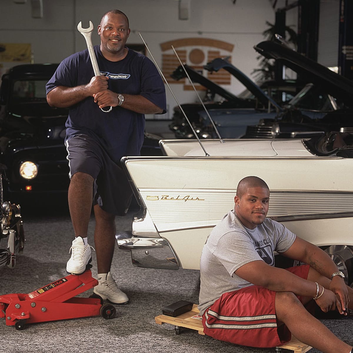 Cecil Fielder and son Prince are a potent pair of home run hitters