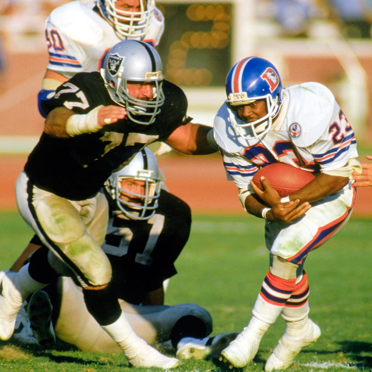 1980 Denver Broncos Football Player Tackle Dave Studdard Press Photo