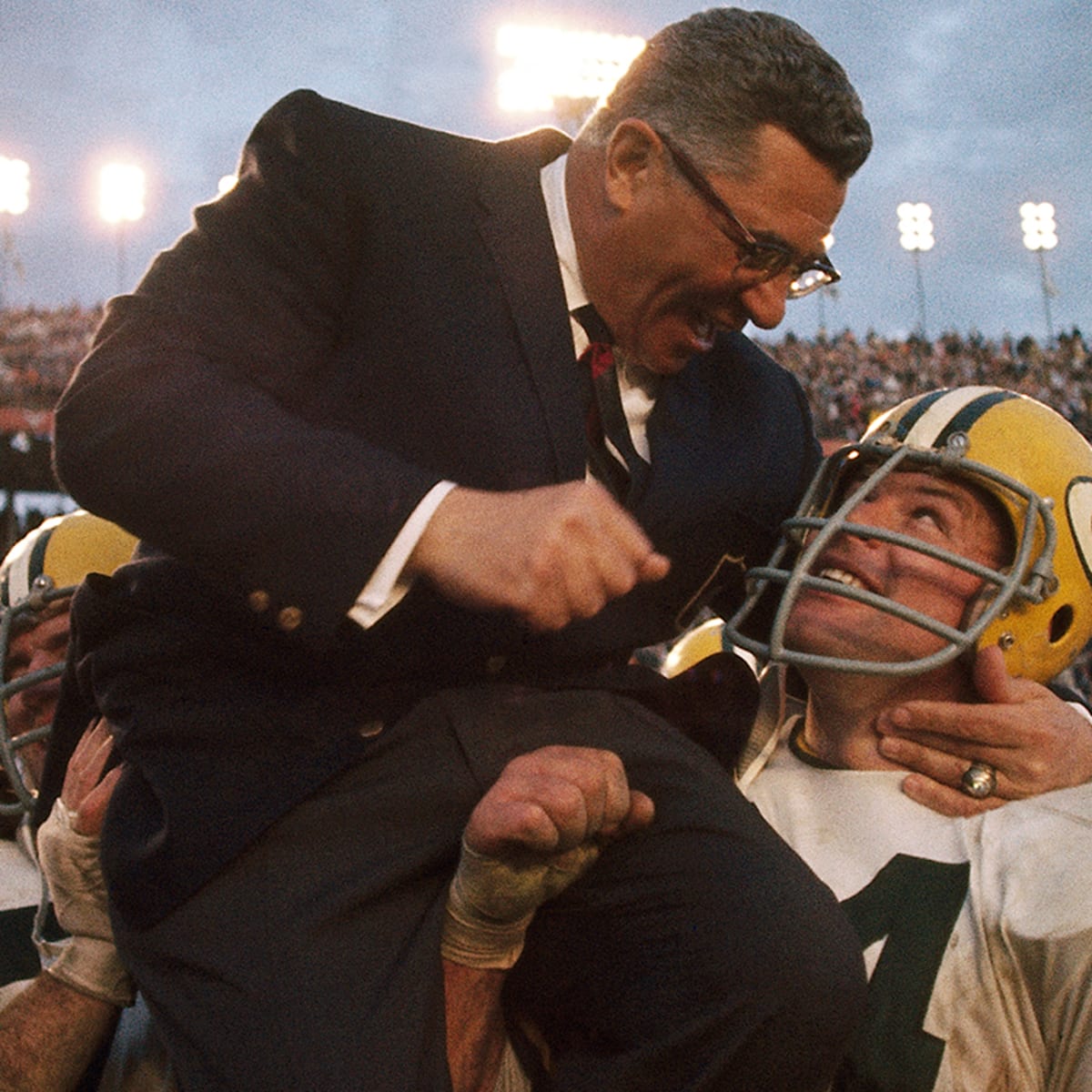 Donny Anderson's 1968 NFL Pro Bowl helmet, with the Packers logo