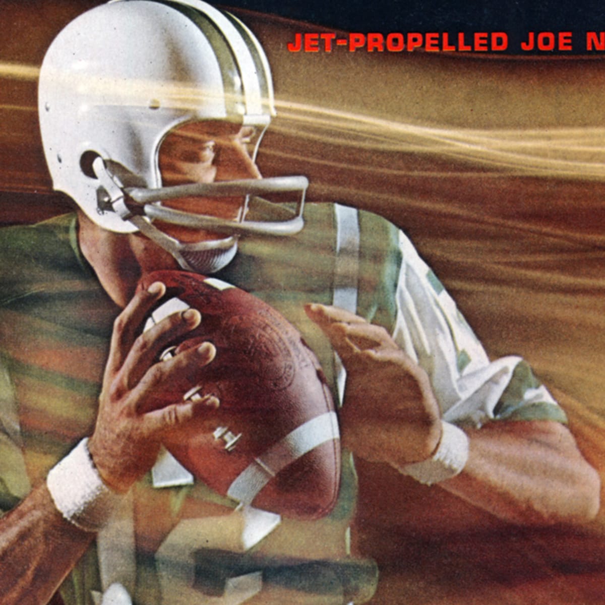 Joe deals namath helmet