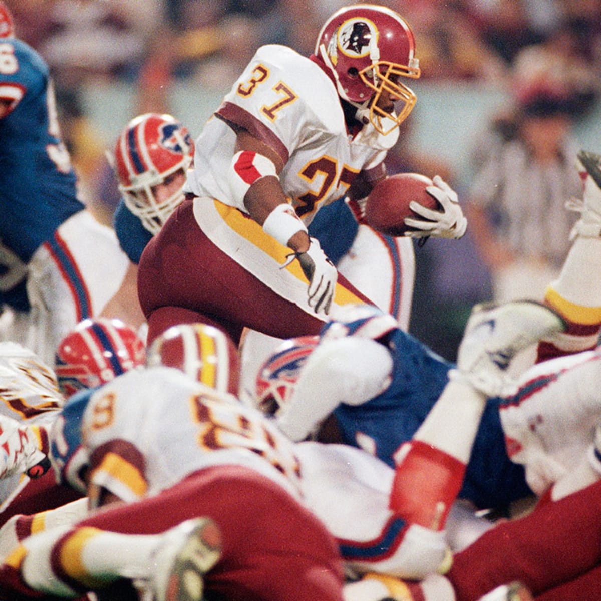 Super Bowl 26 Mark Rypien Redskins run over Bills Sports