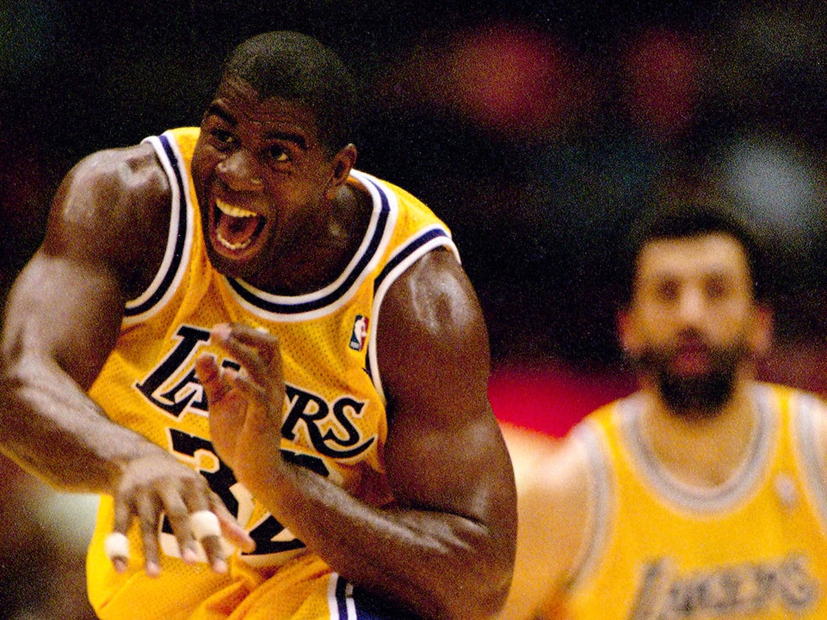 Magic johnson shoes history top
