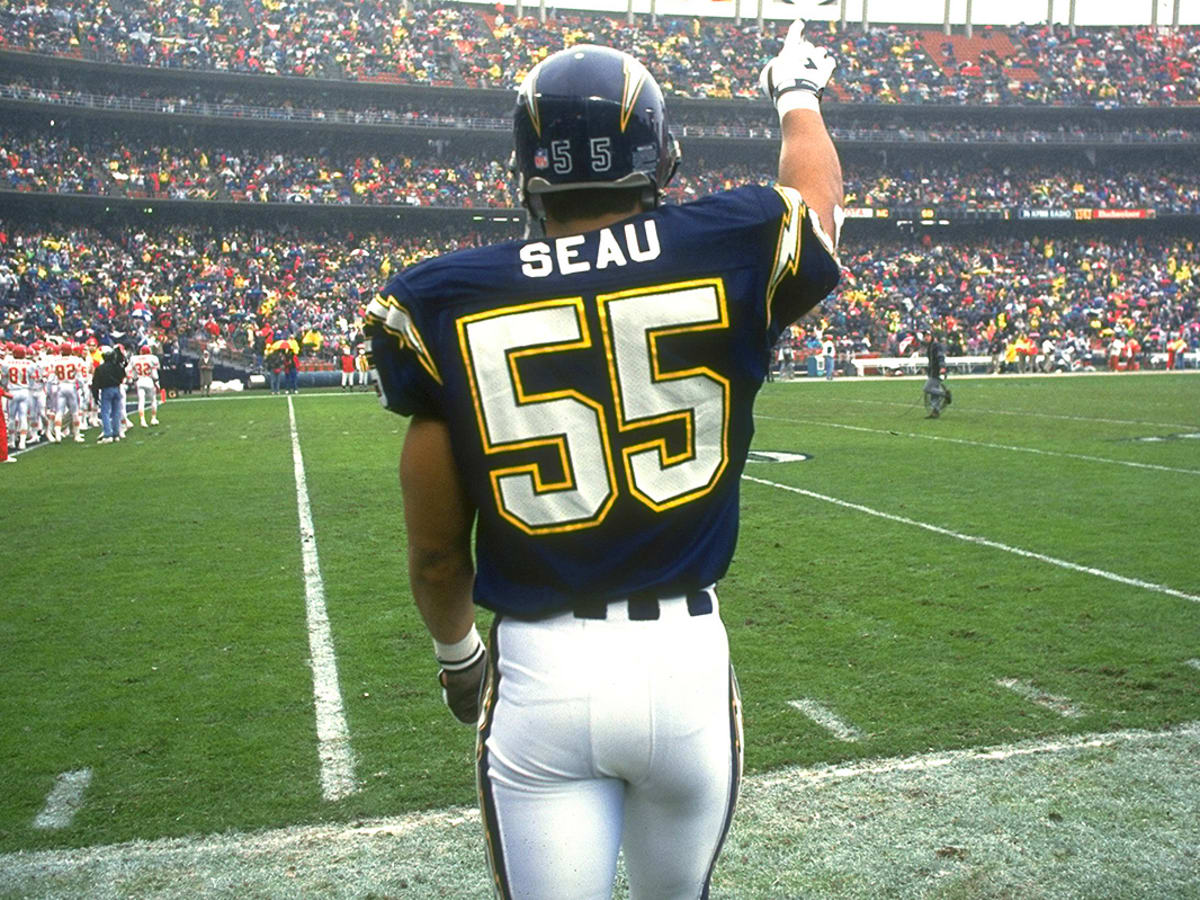 Junior seau outlet chargers jersey