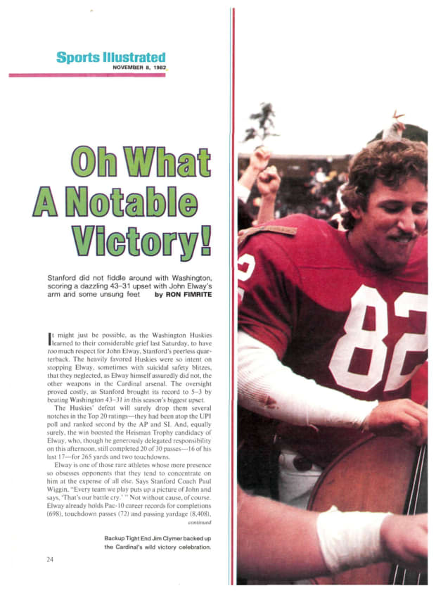 Oh What A Notable Victory! - Sports Illustrated Vault