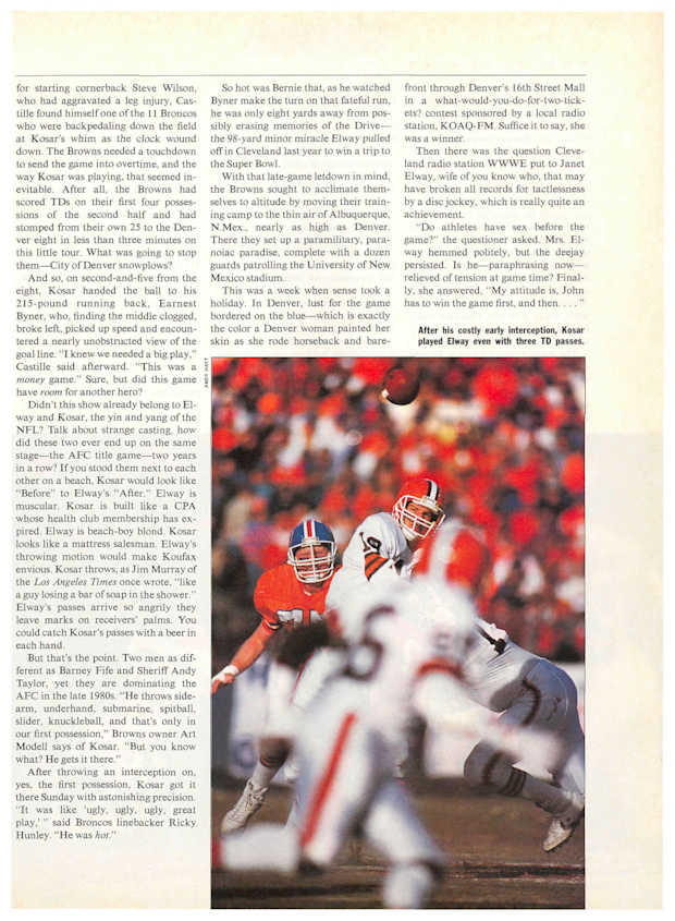 Sports Illustrated  January 25, 1988 at Wolfgang's