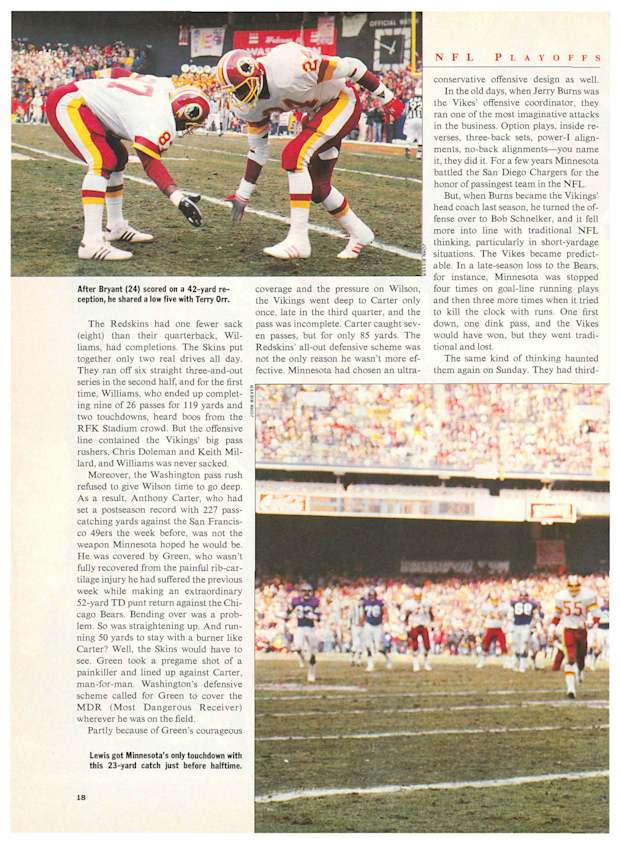 Sports Illustrated  January 25, 1988 at Wolfgang's