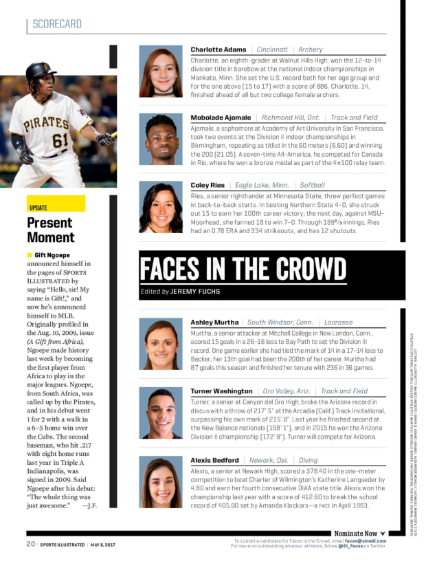 April 17, 2017 - Sports Illustrated Vault