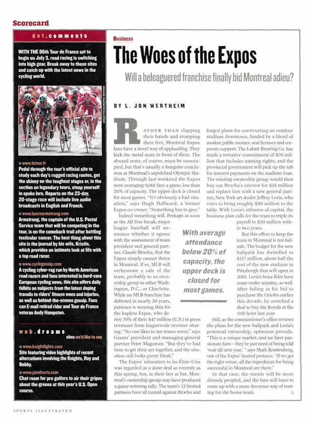 June 28 1999 Sports Illustrated Vault Si Com