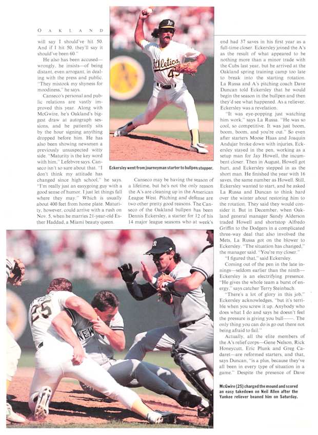 Sports Illustrated  September 12, 1988 at Wolfgang's