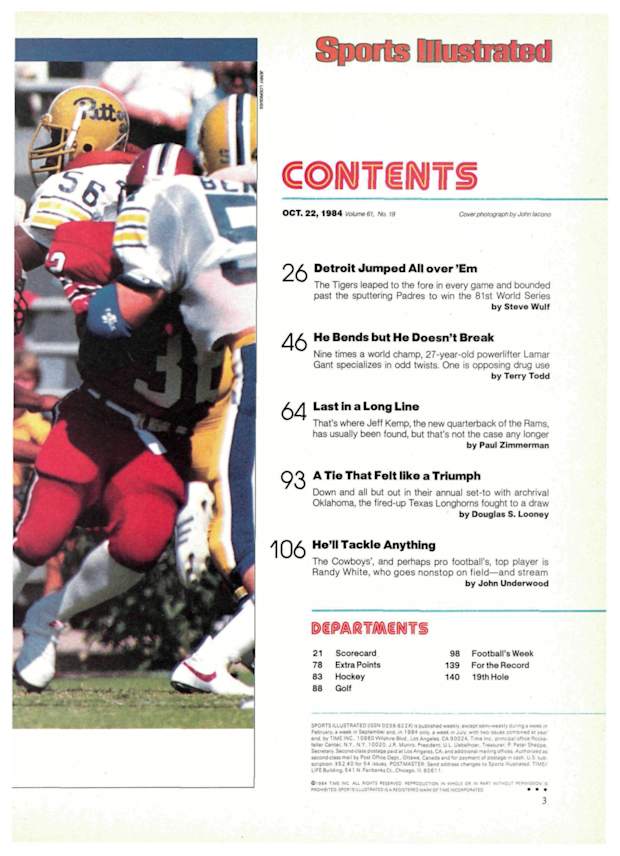 Sport Magazine 1984 - NFL Football Trivia Questions - 300 Brainteasers - VG