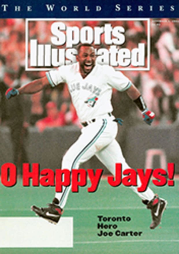 Toronto Blue Jays Joe Carter, 1992 World Series Sports Illustrated Cover  Poster