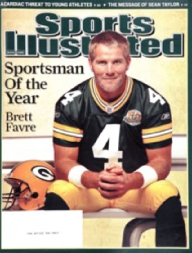 Sports Illustrated' convinced Brett Favre to wear a Packers jersey for  first time in seven years