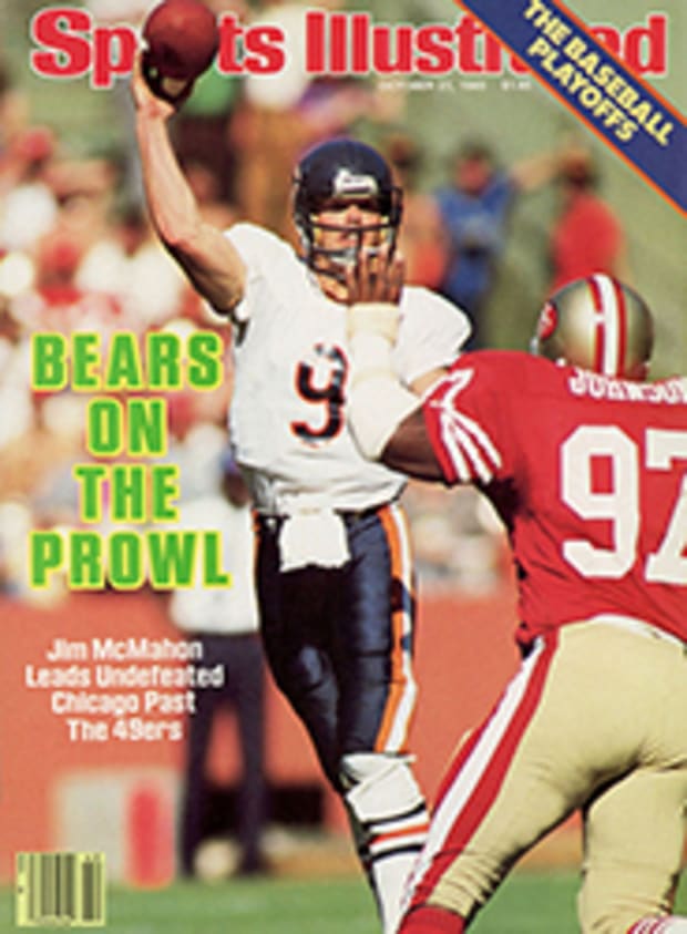 Chicago Bears Qb Jim Mcmahon, 1986 Nfc Championship Sports Illustrated  Cover by Sports Illustrated