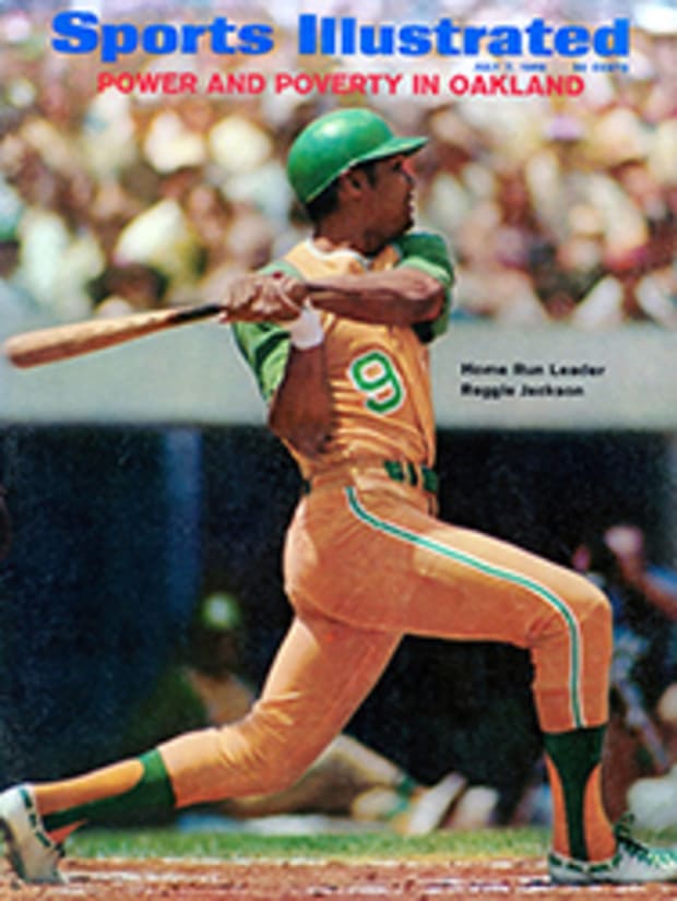 1969 Photo-Oakland A's Reggie Jackson Hits HRs 44 & 45 In  Doubleheader v Orioles