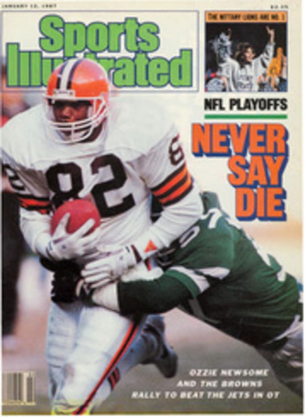 Browns Jets overtime playoff game all time Cleveland fan favorite