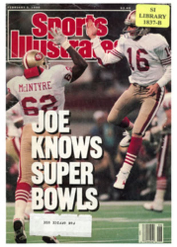 JOE MONTANA SPORTS ILLUSTRATED SAN FRANCISCO 49ERS 1990 SUPER BOWL XXIV -  Disability Policy Seminar