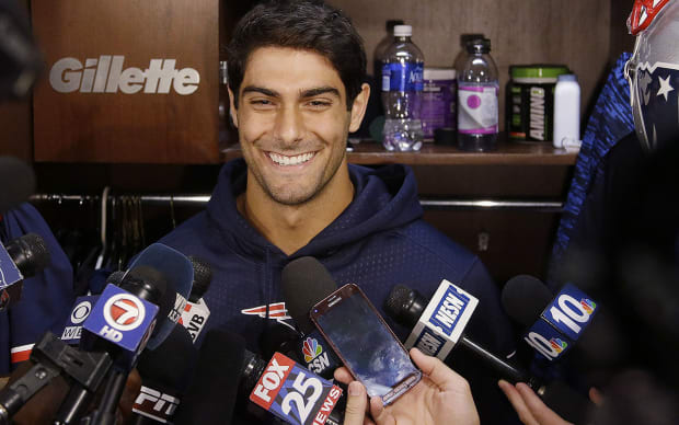 Jimmy Garoppolo: Tom Brady's backup has Patriots' trust - Sports  Illustrated Vault