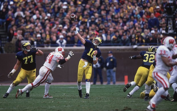 The Tom Brady and Drew Henson QB Battle at Michigan - Maize n Brew