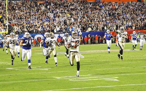 Mardi Gras in Miami as Saints win first Super Bowl