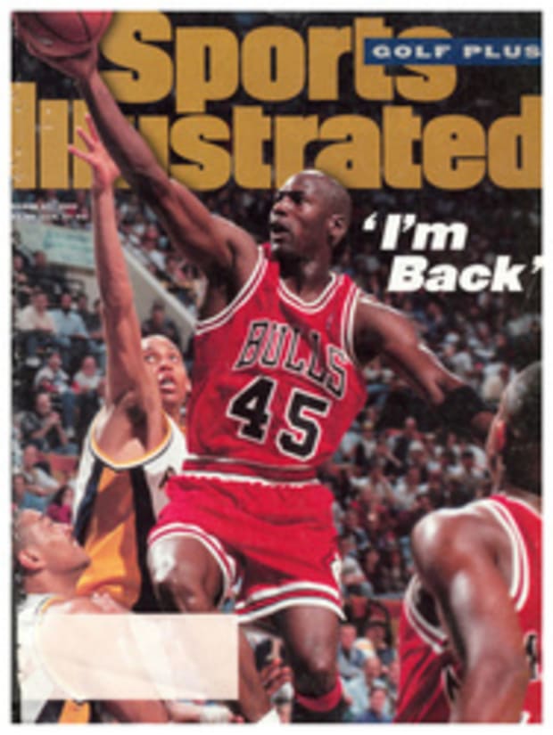 Michael Jordan's return to the Bulls was greeted like the second