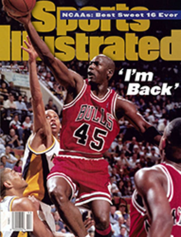 Michael Jordan's return to the Bulls was greeted like the second