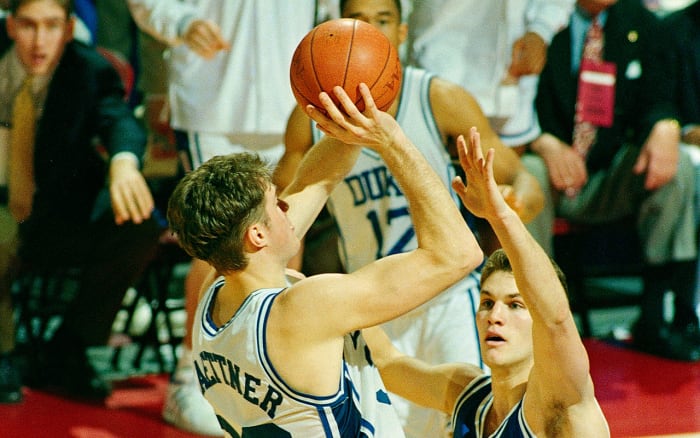 Christian Laettner's heroic shot lifted Duke over Kentucky in the 1992 NCAA tournament - Sports