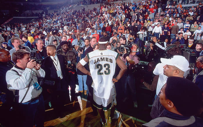 LeBron James was a box-office attraction in high school