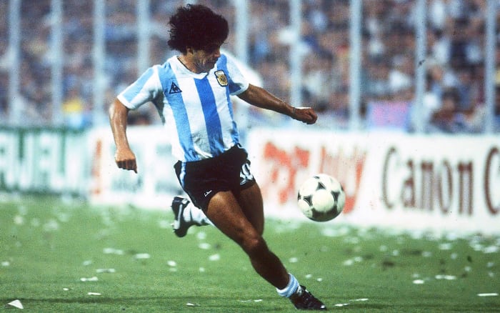 Argentina star Diego Maradona