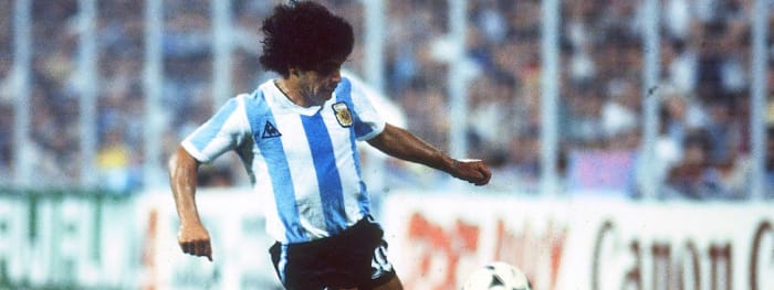 Argentina's Diego Maradona