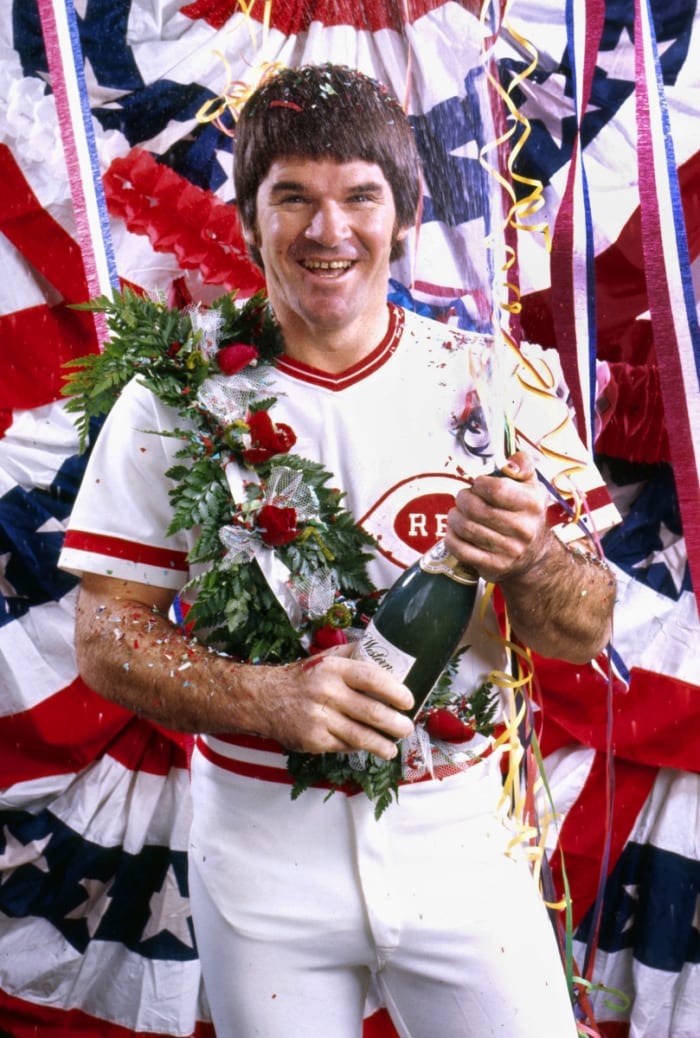 Pete Rose: 3000 hits with Cincinnati Reds