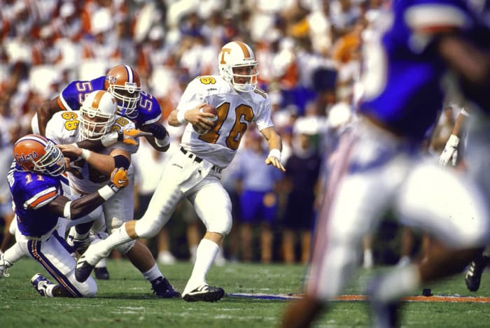 Florida Gators coach Steve Spurrier taming Tennessee’s Peyton Manning