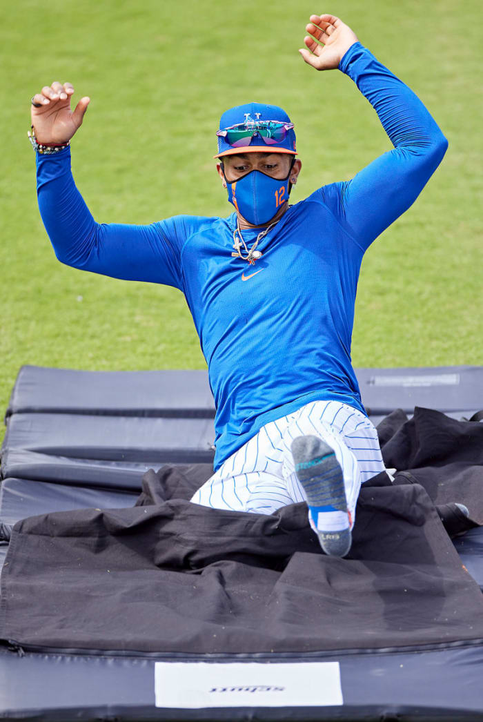 GREAT EXPECTATIONS Embracing the move to the Big Apple, Lindor has instilled optimism in spring training, which has been in short supply during New York’s 35-year championship drought.