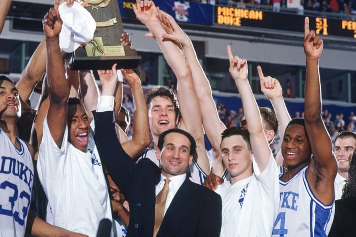 Duke wins the 1992 NCAA title