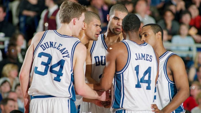 Duke's 2001 NCAA title team, led by Shane Battier