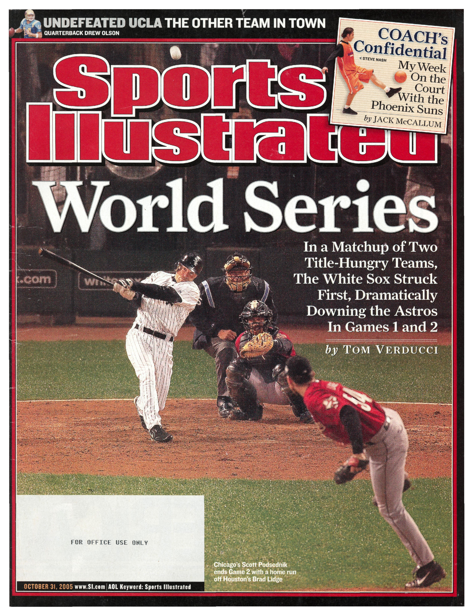 October 31, 2005 - Sports Illustrated Vault | SI.com